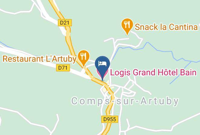 Var - Logis Grand Hotel Bain Maps