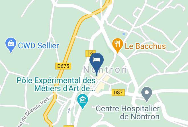 Dordogne - Logis Grand Hotel NONTRON Maps