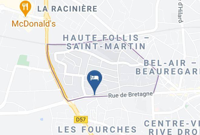 Mayenne - Logis Hotel A La Bonne Auberge Maps