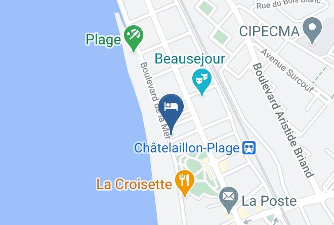 Charente Maritime - Logis Hotel Acadie Rest Le Saint Victor Maps