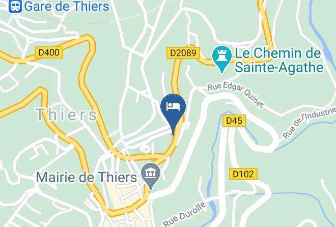 Puy De Dome - Logis Hotel Aigle D'or Maps