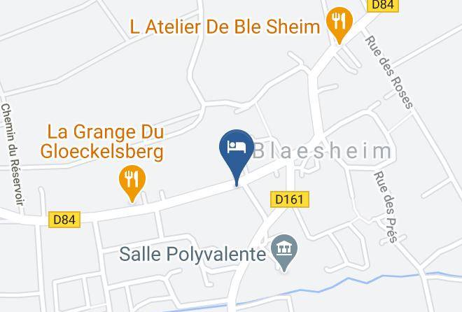 Bas Rhin - Logis Hotel Au Boeuf Maps