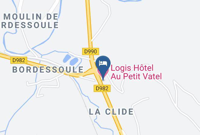 Creuse - Logis Hotel Au Petit Vatel Maps