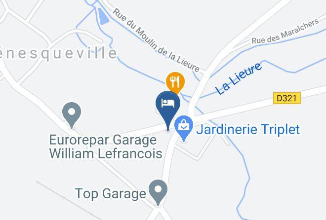 Eure - Logis Hotel Au Relais De La Lieure Maps