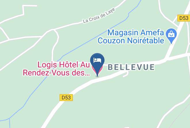 Loire - Logis Hotel Au Rendez Vous Des Chasseurs Maps