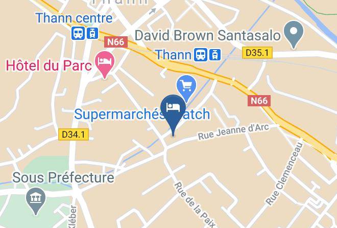 Haut Rhin - Logis Hotel Aux Sapins Maps