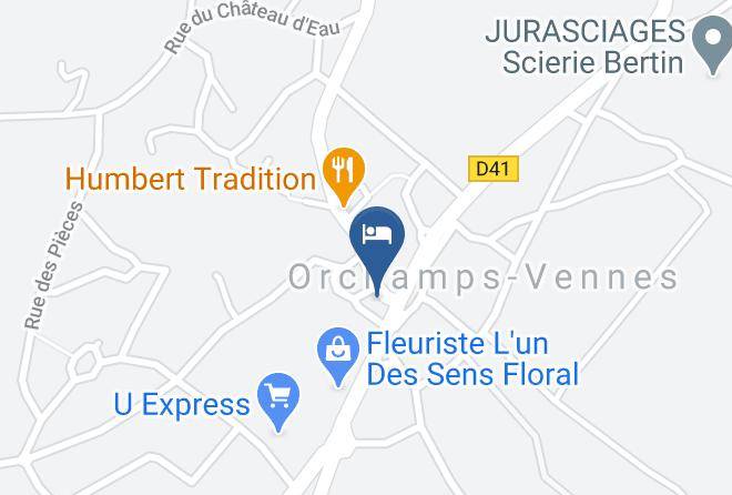 Logis Hotel Barrey Map