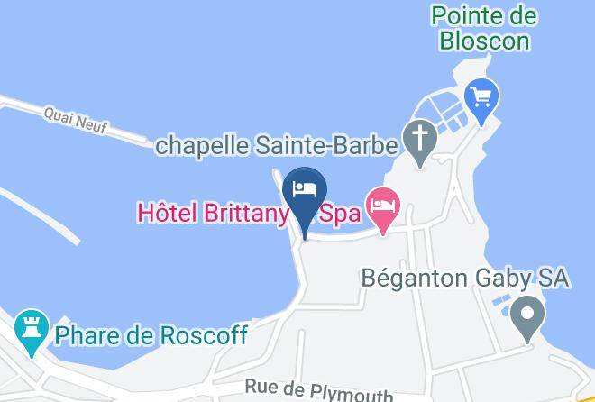 Finistere - Logis Hotel Bellevue Maps