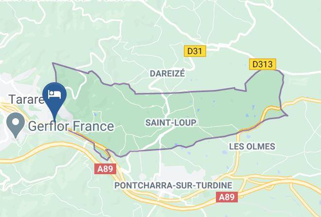 Rhone - Logis Hotel Burnichon Maps