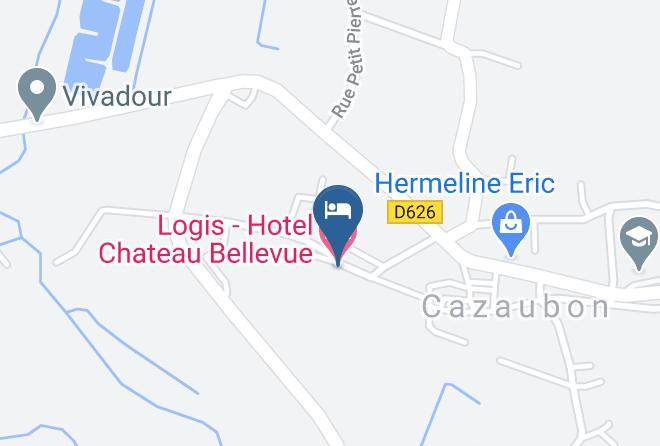 Gers - Logis Hotel Chateau Bellevue Maps