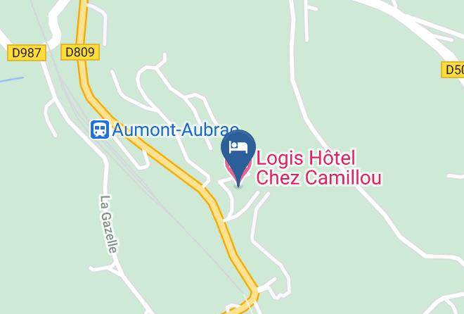 Lozere - Logis Hotel Chez Camillou Maps