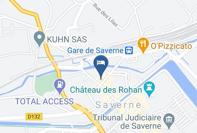 Bas Rhin - Hotel Restaurant Chez Jean Maps