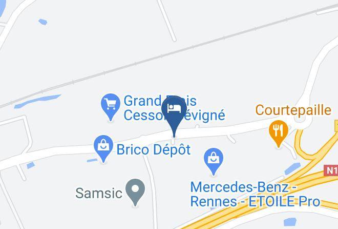Ille Et Vilaine - Hotel Le Clos Champel Maps