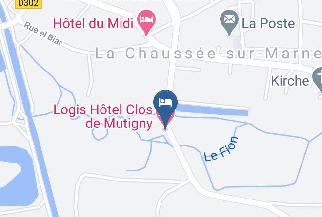Marne - Logis Hotel Clos De Mutigny Maps