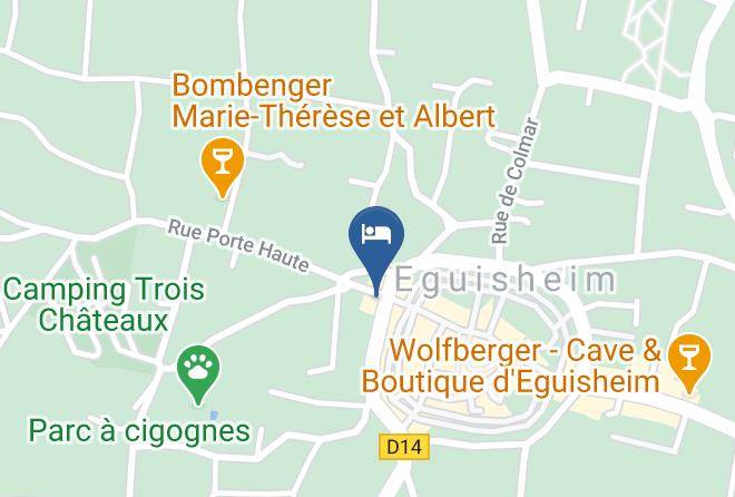 Haut Rhin - Logis Hotel Colmar Vignes Maps