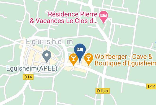 Haut Rhin - Hotel Auberge Alsacienne Maps