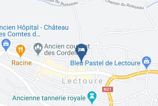Gers - Logis Hotel De Bastard Maps