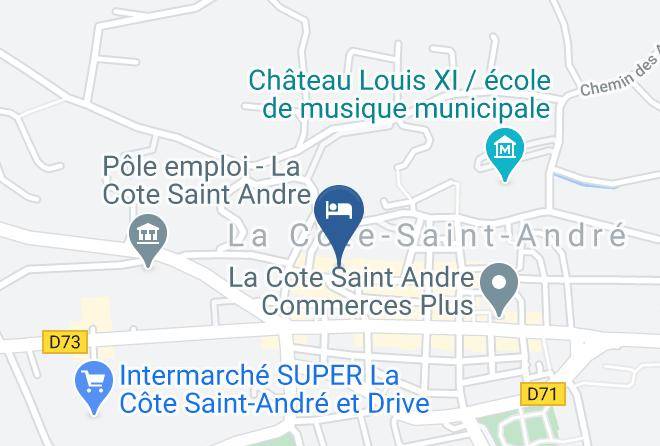 Isere - Logis Hotel De France Maps