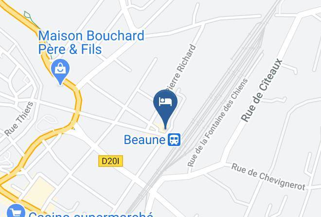 Cote D Or - Hotel De France Logis Hotels Maps