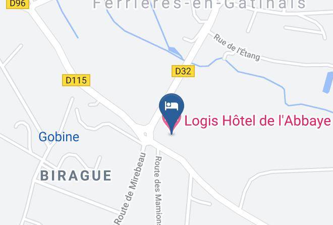 Loiret - Logis Hotel De L'abbaye Maps