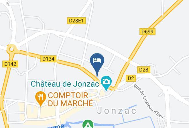 Charente Maritime - Logis Hotel De L'ecu Rest De La Seugne Maps