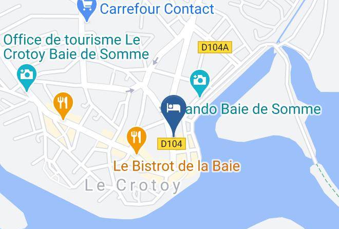 Logis Hotel De La Baie De Somme Map