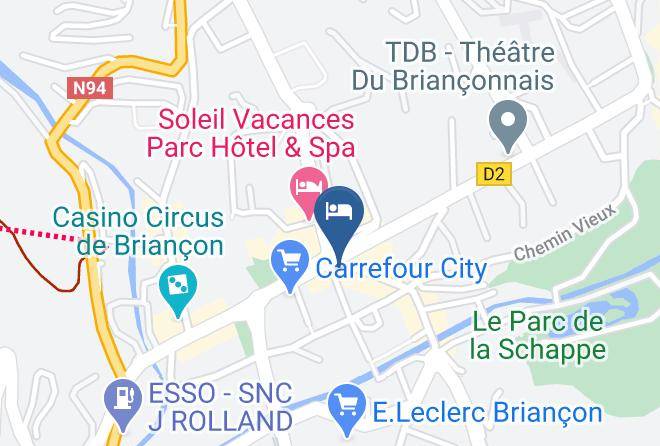Hautes Alpes - Logis Hotel De La Chaussee Maps