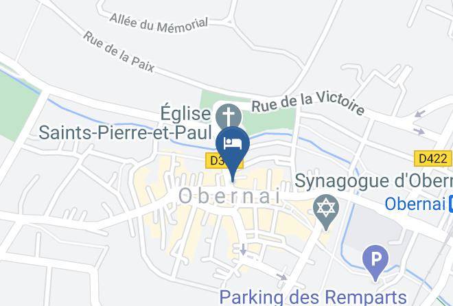 Bas Rhin - Logis Hotel De La Cloche Maps