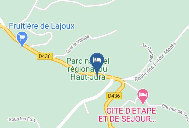 Jura - Logis Hotel De La Haute Montagne Maps