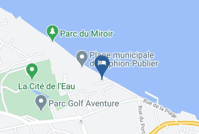 Haute Savoie - Logis Hotel De La Plage Maps