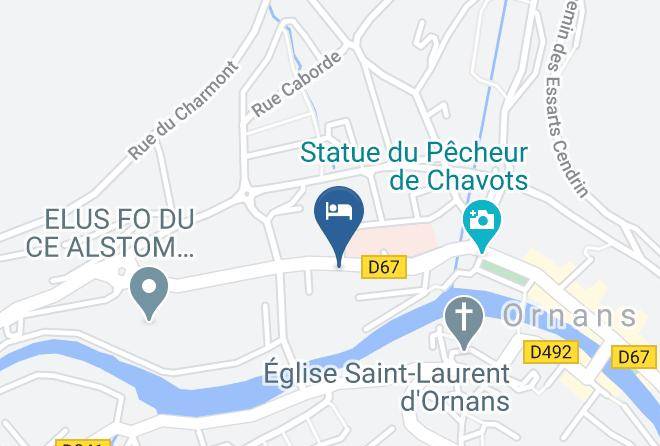 Doubs - Logis Hotel De La Vallee Maps
