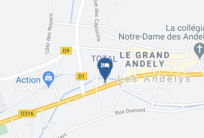 Eure - Logis Hotel De Paris Rest Le Castelet Maps