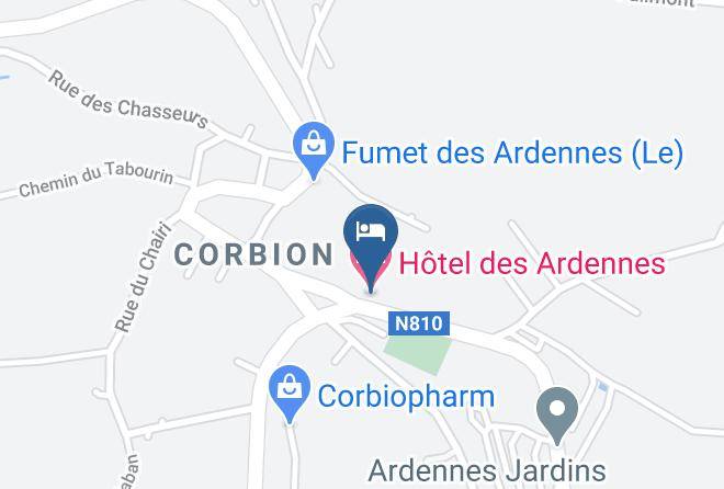 Luxemburg Province - Hotel Des Ardennes Maps