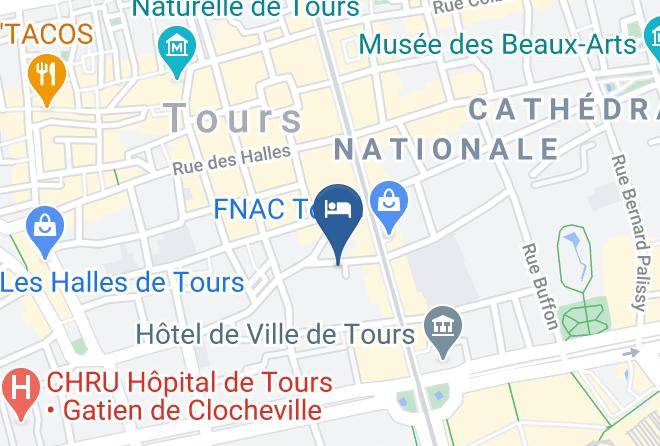 Indre Et Loire - Logis Hotel Des Chateaux De La Loire Maps