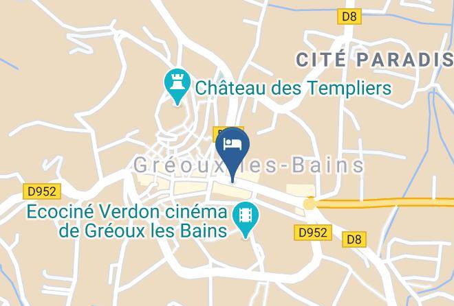 Alpes De Haute Provence - Logis Hotel Des Colonnes Maps