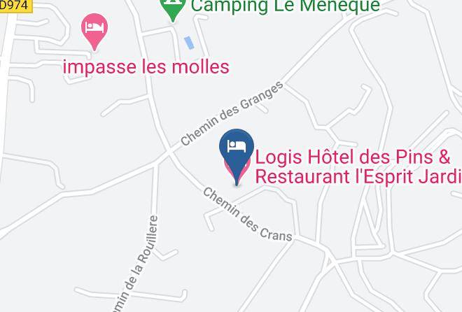 Vaucluse - Logis Hotel Des Pins & Restaurant L'esprit Jardin Maps