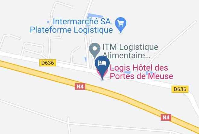 Meuse - Logis Hotel Des Portes De Meuse Maps
