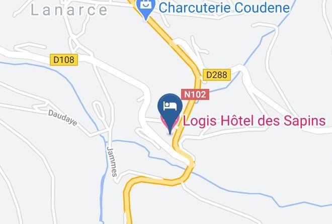 Ardeche - Logis Hotel Des Sapins Maps