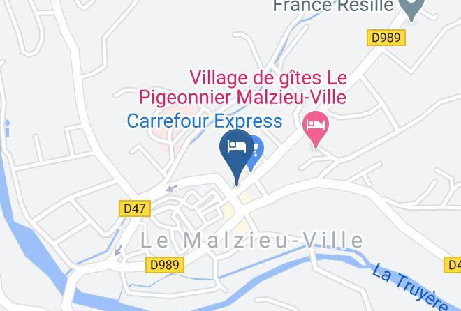 Lozere - Logis Hotel Des Voyageurs Maps