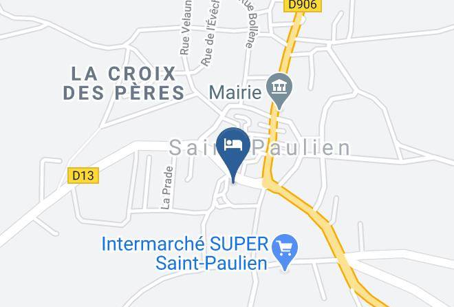 Haute Loire - Restaurant Des Voyageurs & Hotel Maps