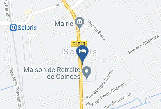 Loir Et Cher - Logis Hotel Du Dauphin Maps