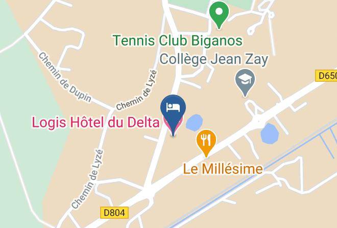 Gironde - Logis Hotel Du Delta Maps