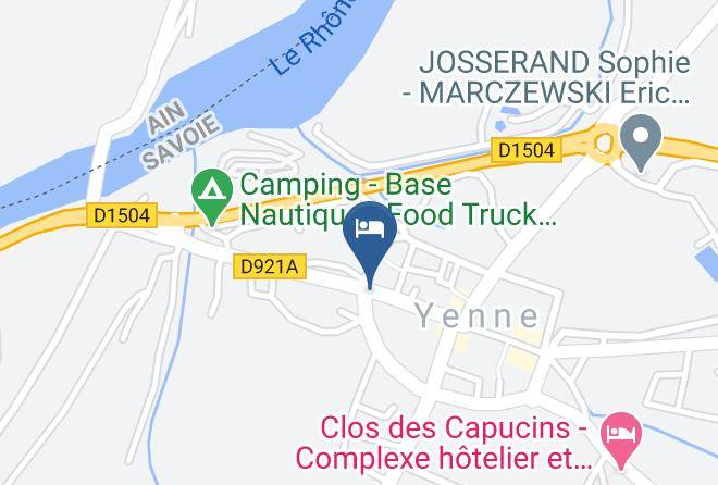 Savoie - Logis Hotel Du Fer A Cheval Maps