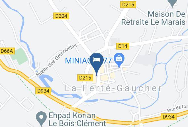 Seine Et Marne - Logis Hotel Du Sauvage Maps