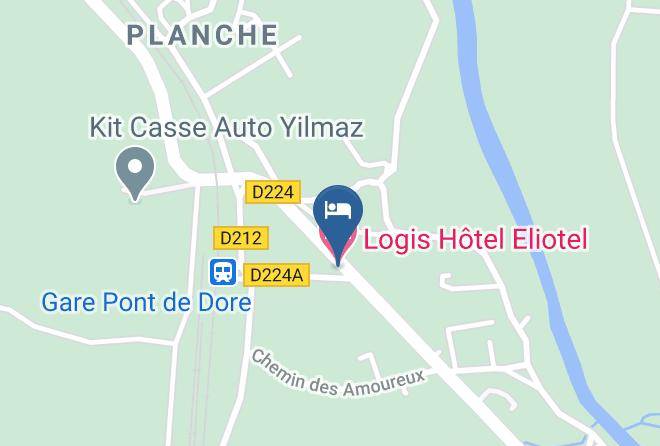 Puy De Dome - Logis Hotel Eliotel Maps
