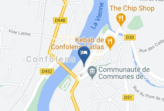 Charente - Logis Hotel Emeraude Maps
