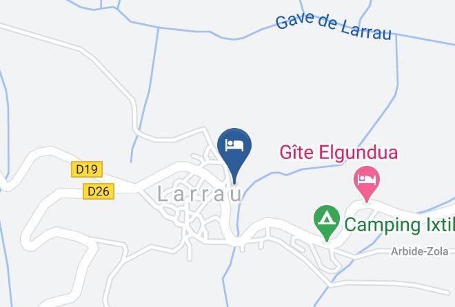 Pyrenees Atlantiques - Logis Hotel Etchemaite Maps