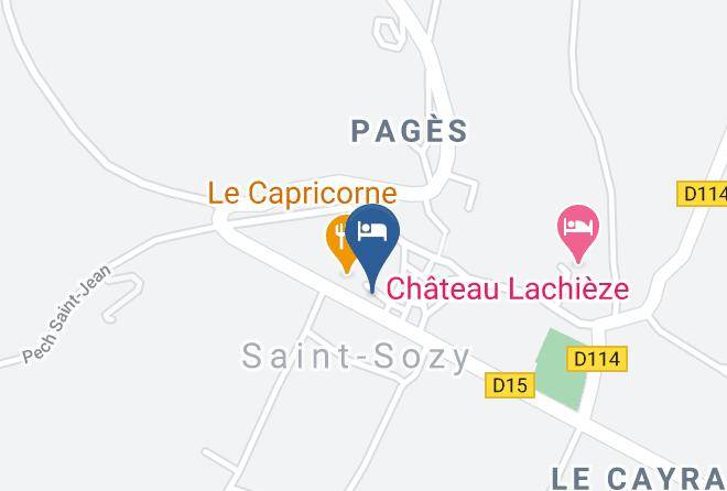 Lot - Logis Hotel Grangier Maps