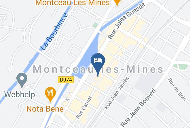 Saone Et Loire - Logis Hotel Konine Maps