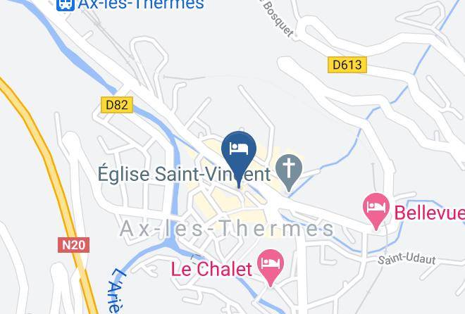 Ariege - Logis Hotel L'auzeraie Maps